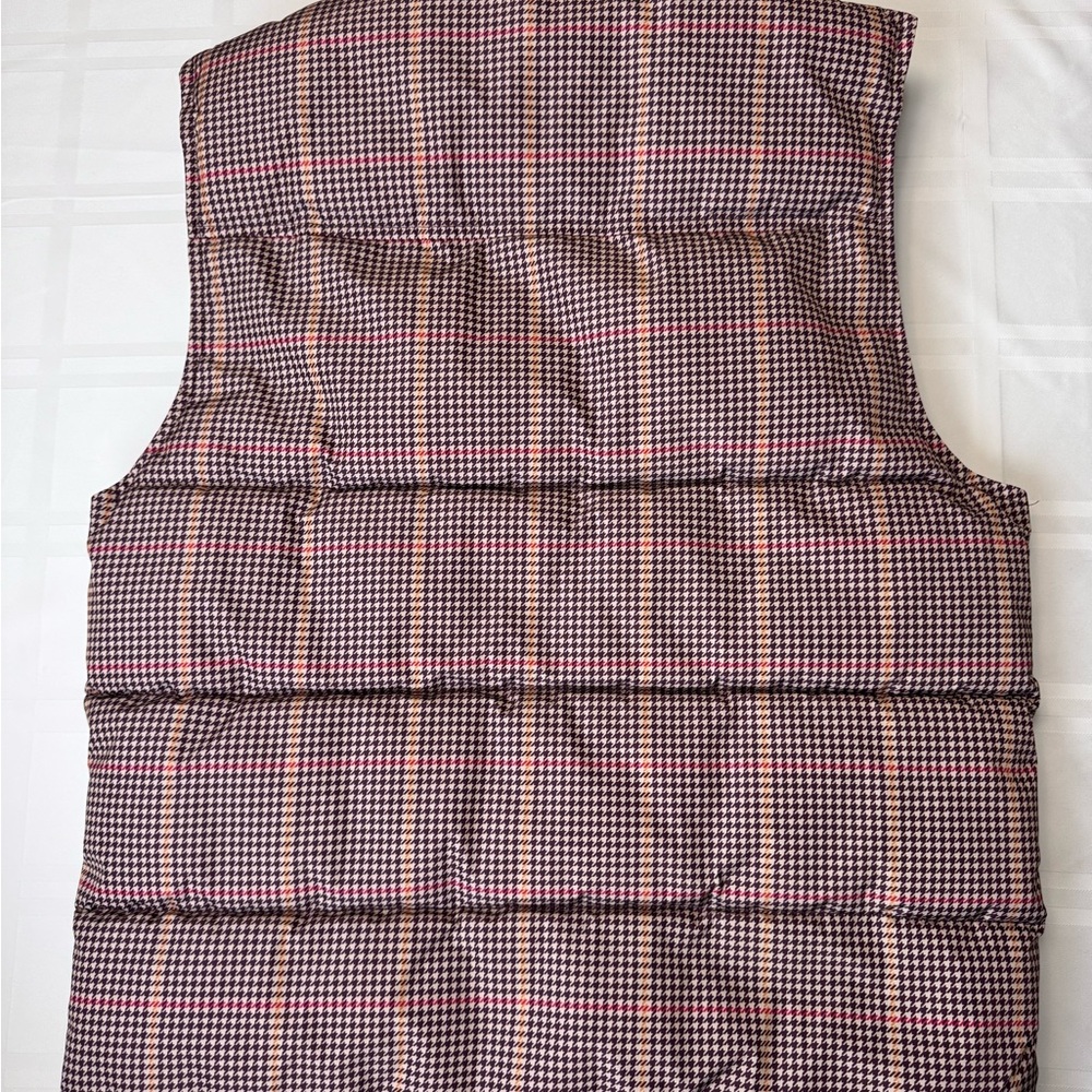 Goodfellow & Co Brown and Red Puffer Vest - Picture 2 of 7